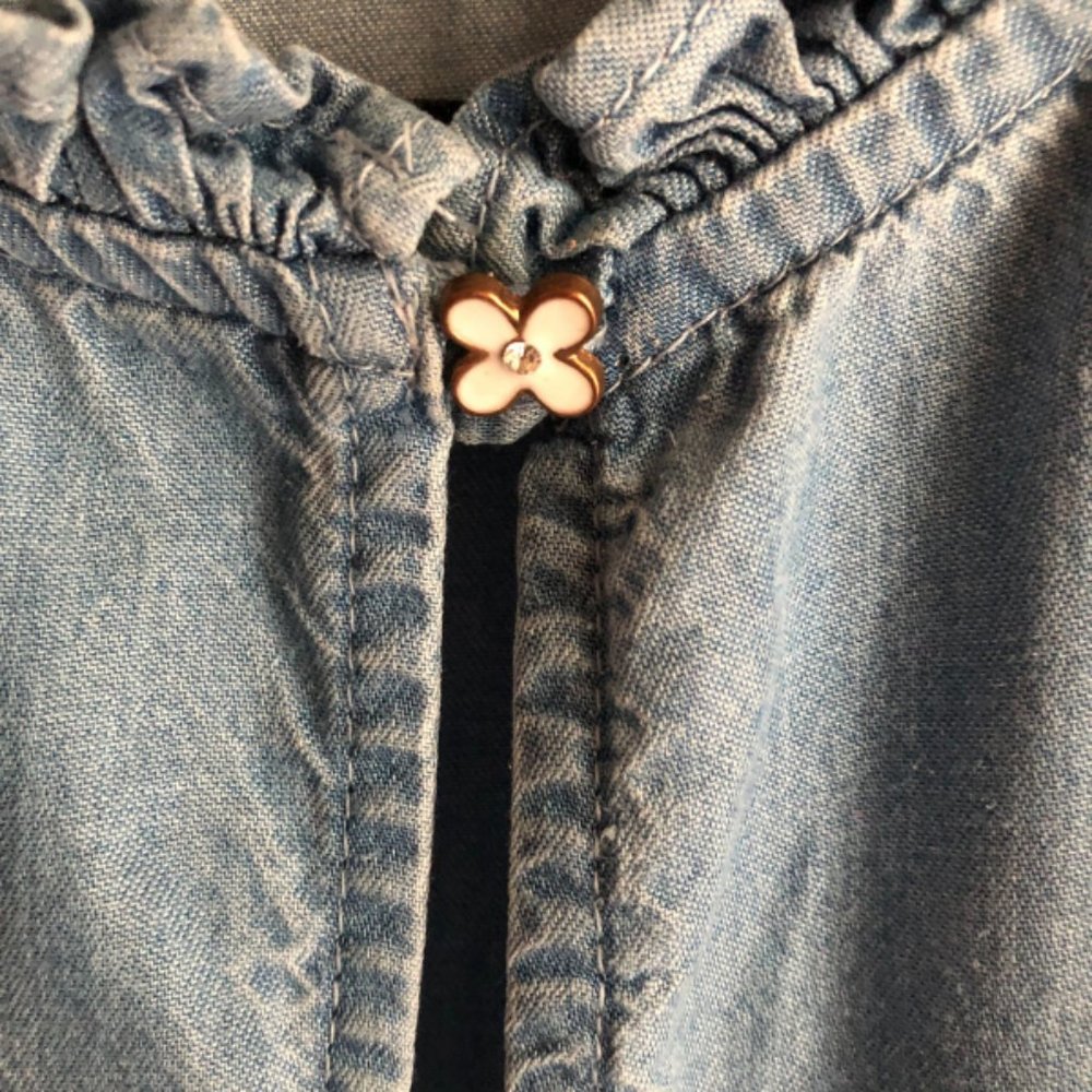 LC Lauren Conrad Ruffle Shell Top - Picture 6 of 6